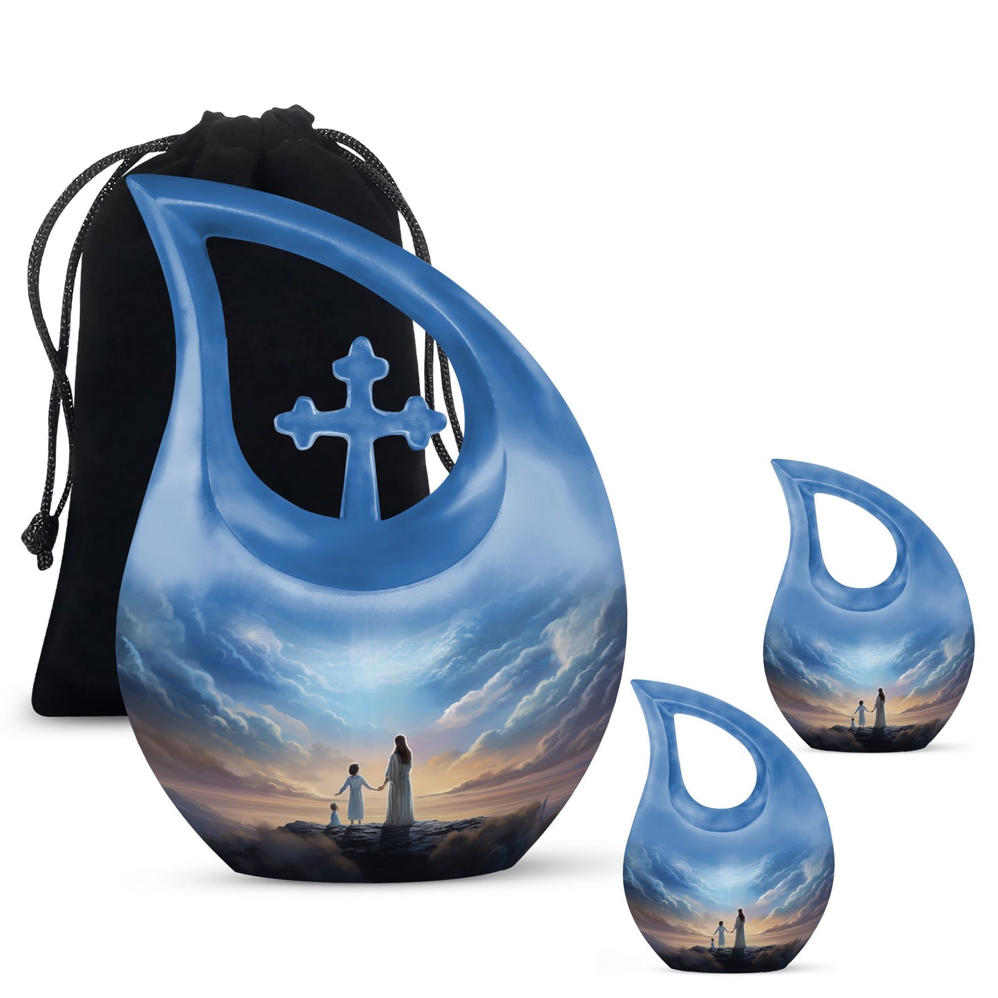 10-inch large Angels Urn