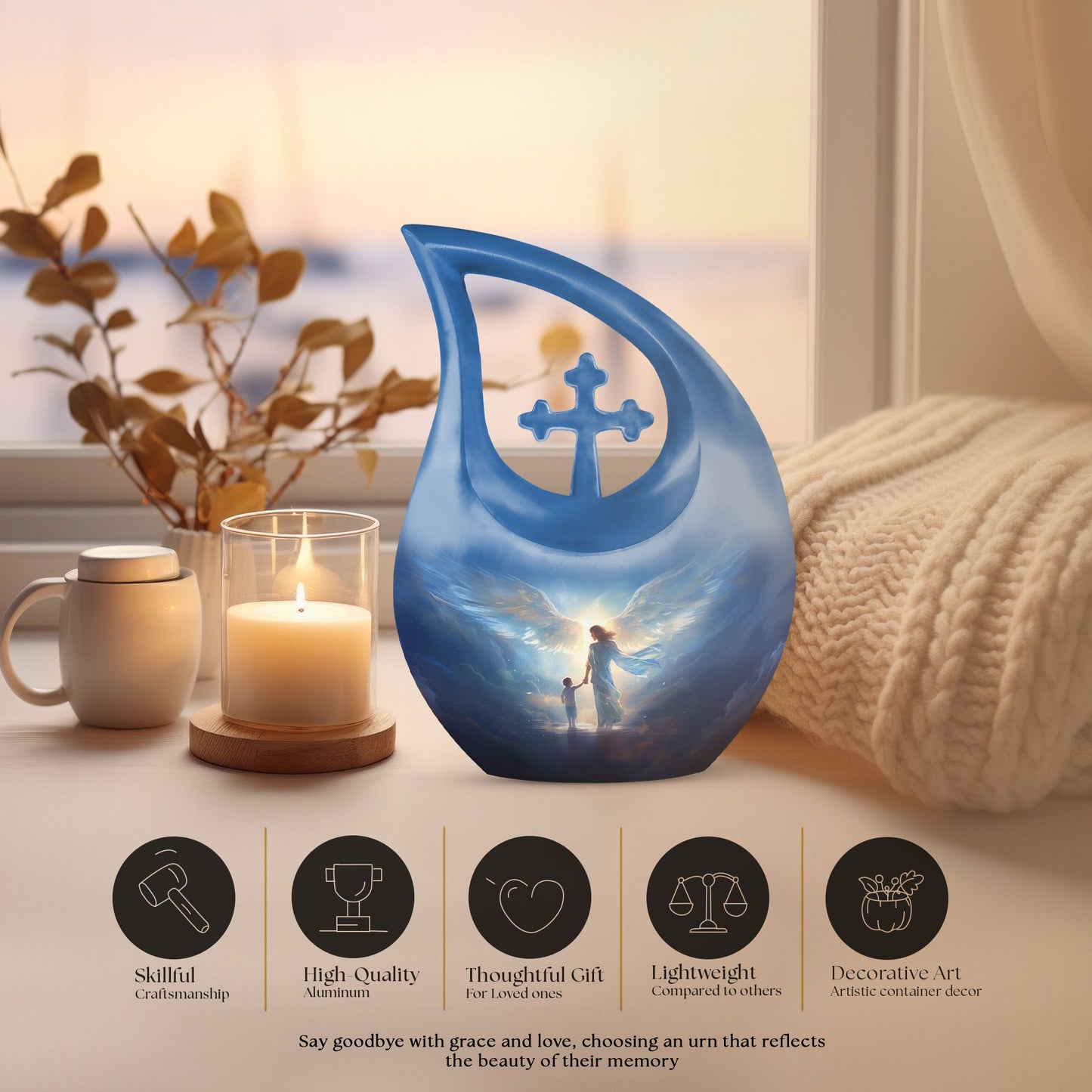 10 inch Angels Urn 