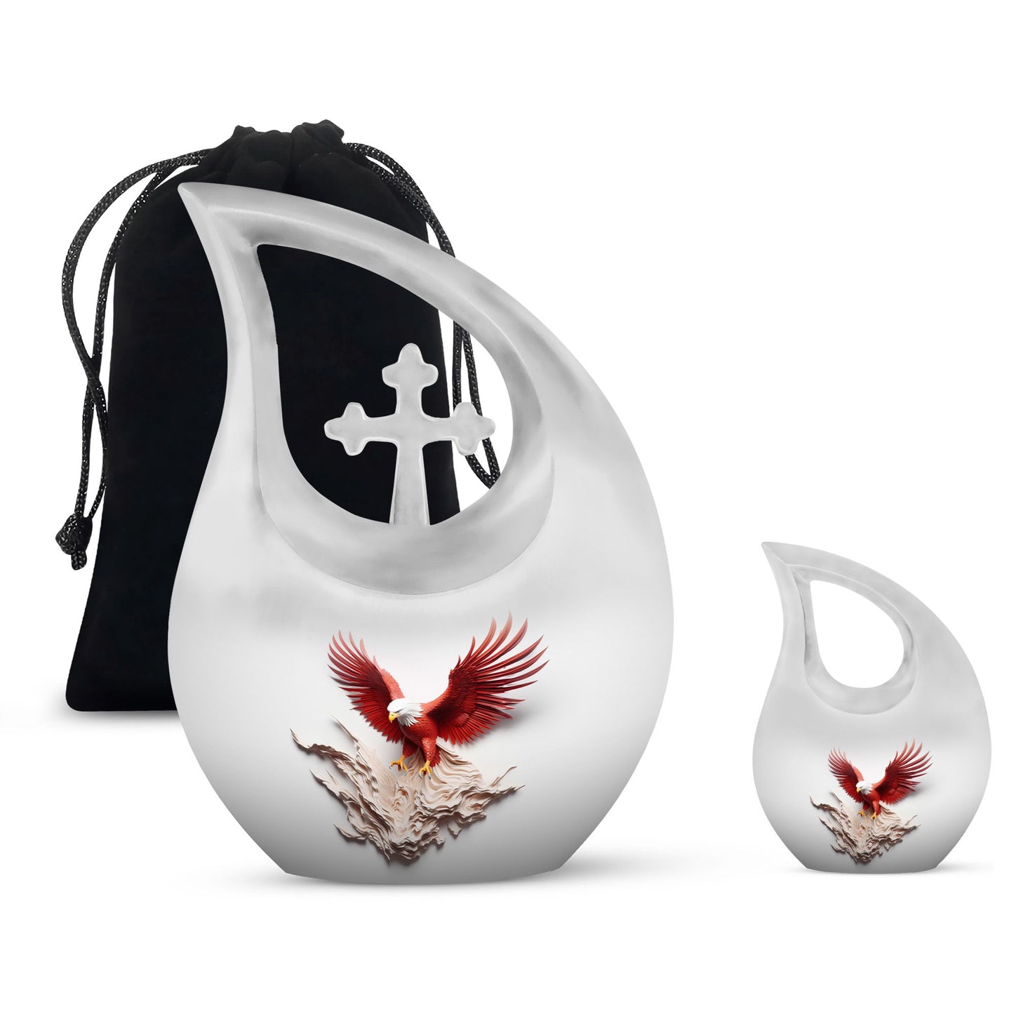 10 Inch Eagle Cremation Urn 