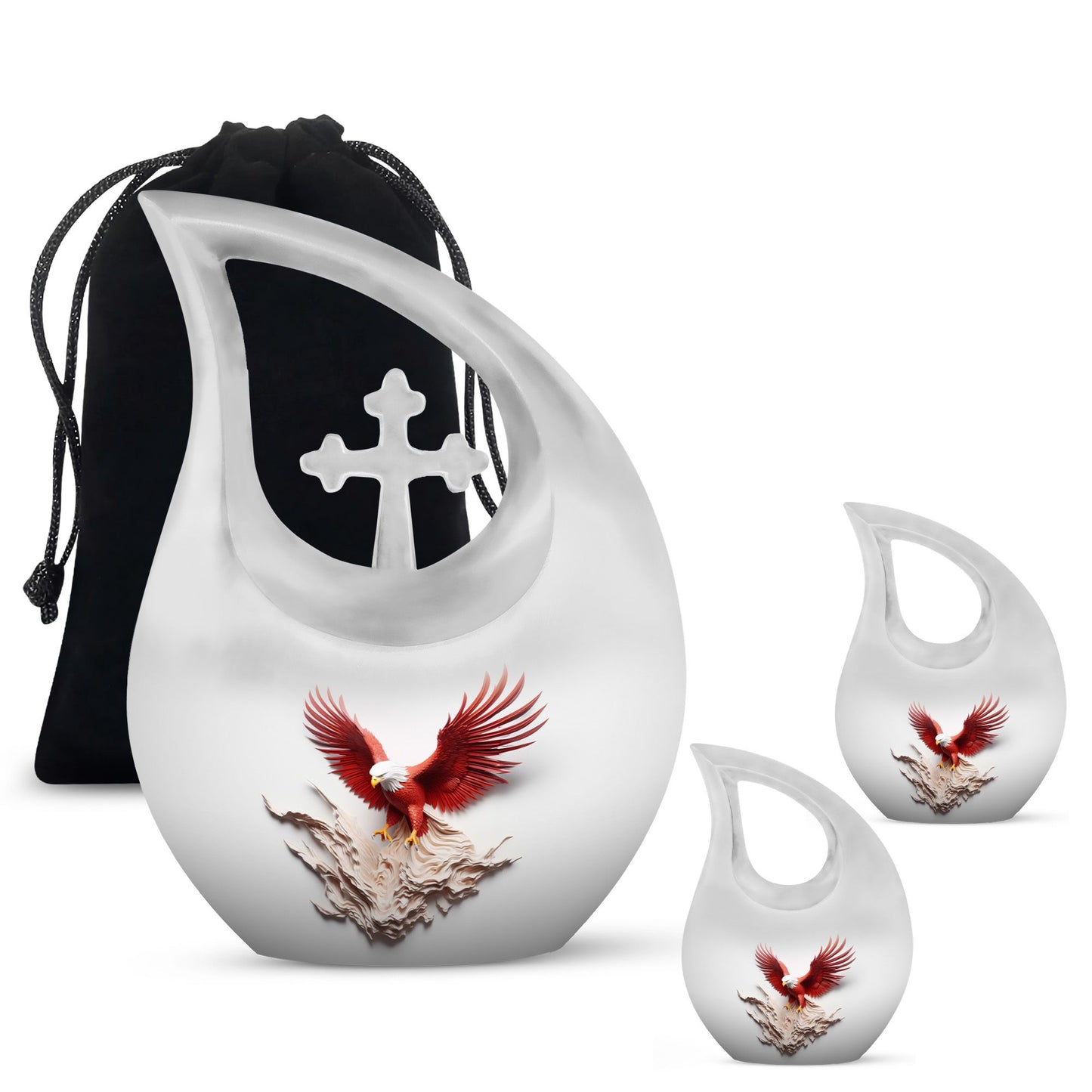 10 Inch Eagle Cremation Urn 