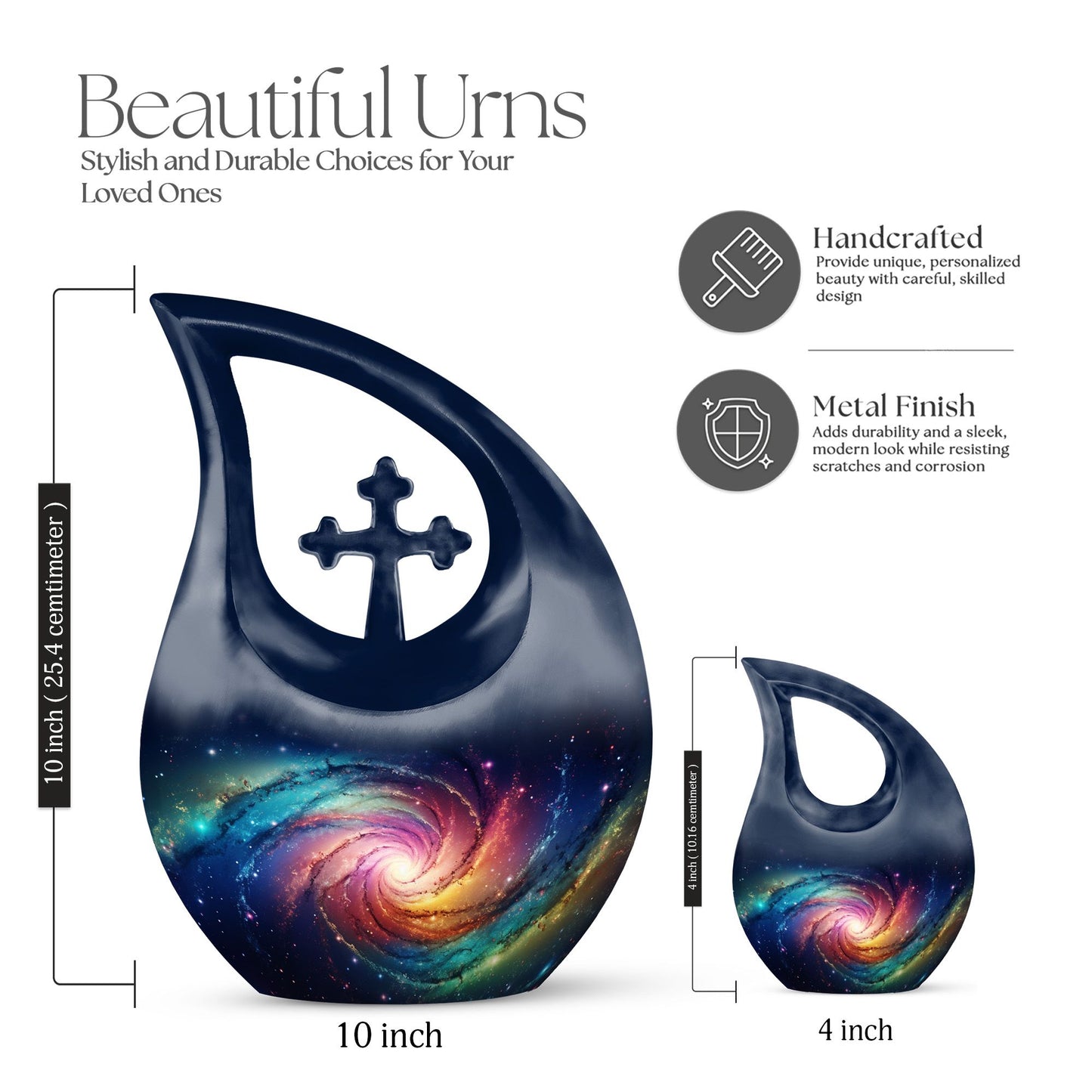 10 inch Cosmic Galaxy Urn