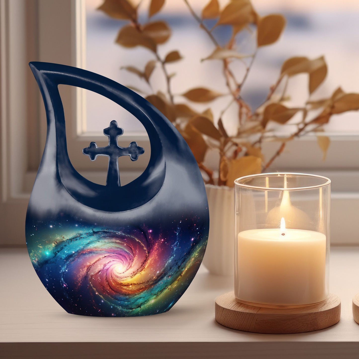 10 inch Cosmic Galaxy Urn