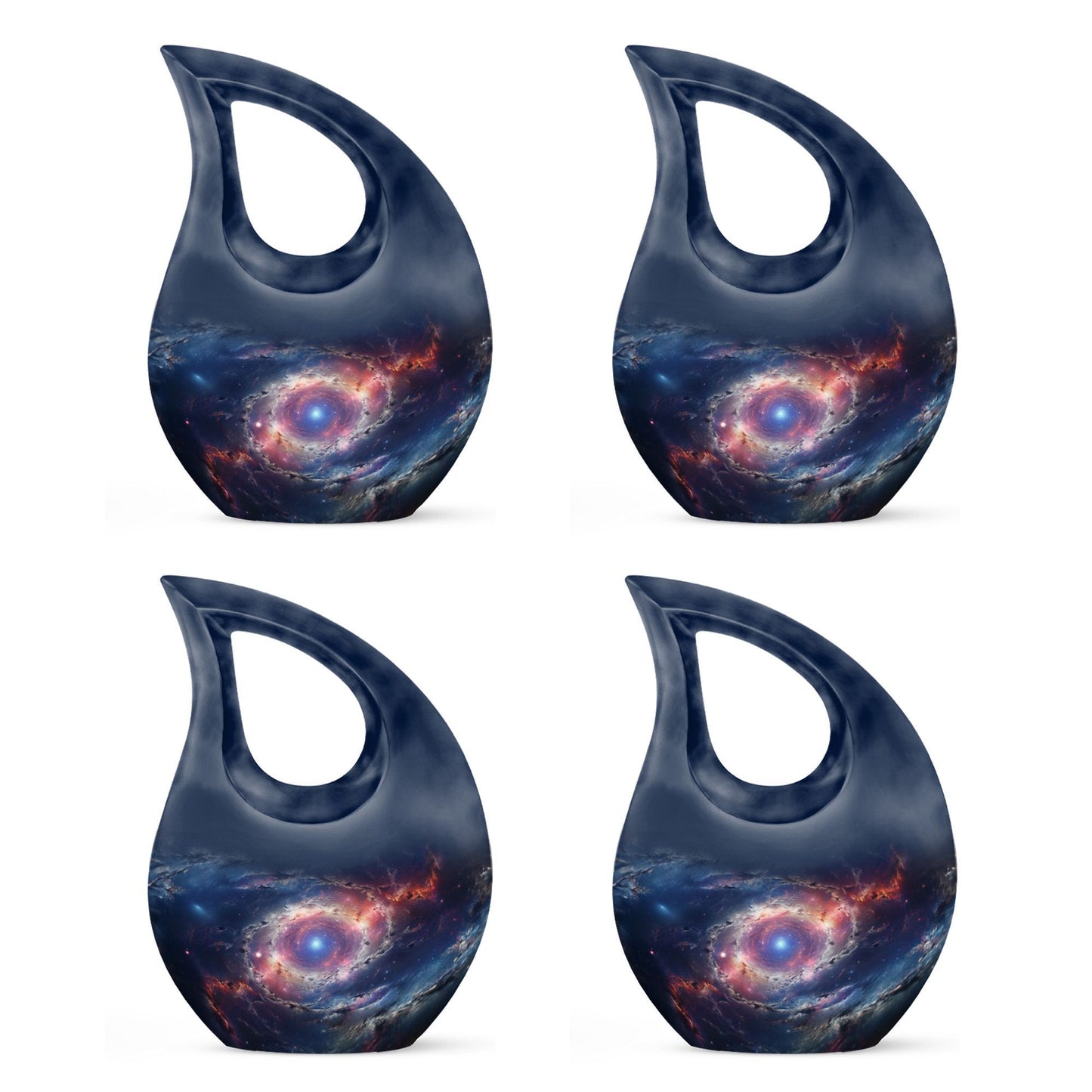 10 Inch Galaxy Space Cross Drop Urn,