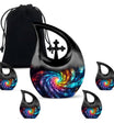 Cross Drop themed Galaxy Urn,