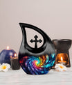 Cross Drop themed Galaxy Urn,