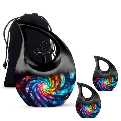 Cross Drop themed Galaxy Urn,