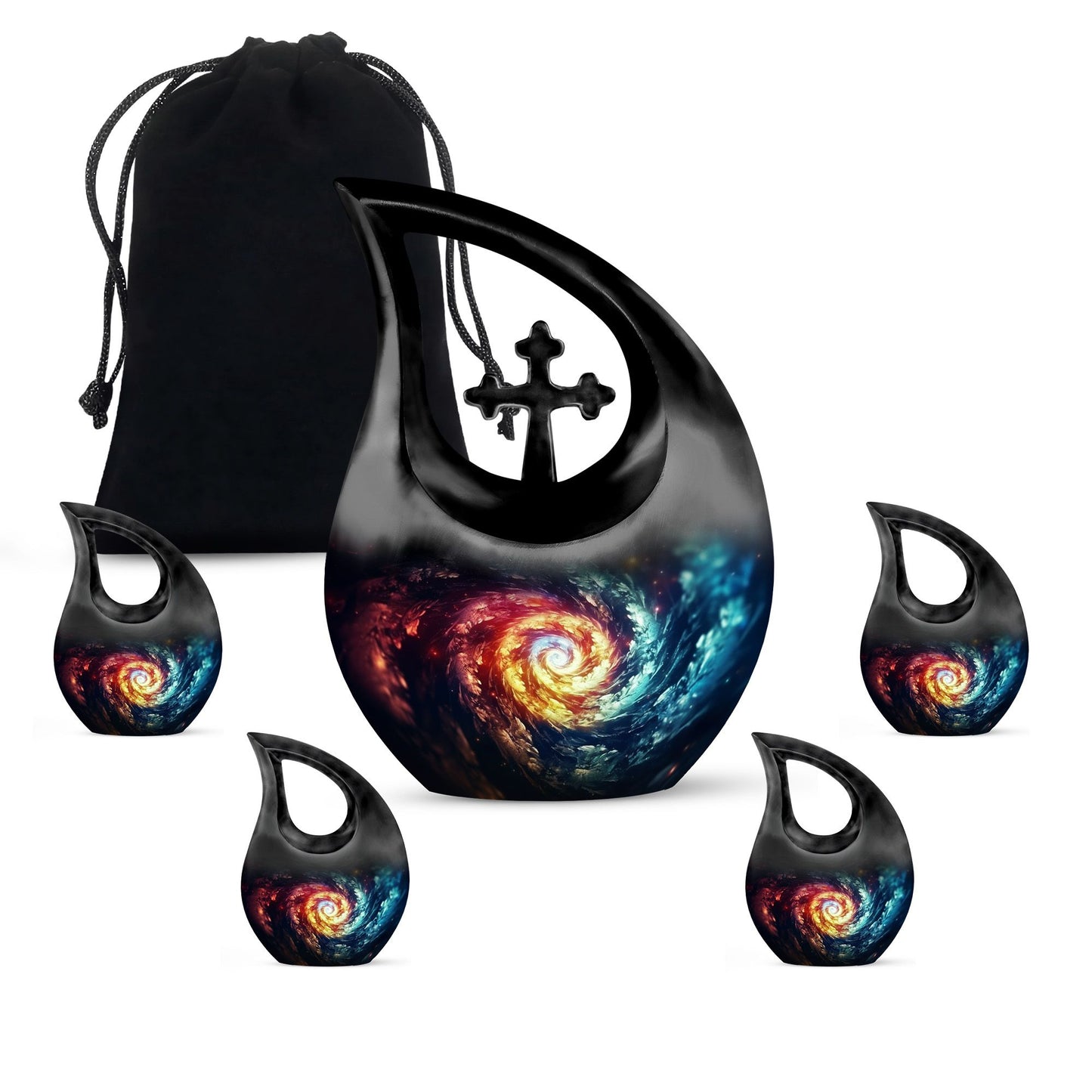 10 inch Cosmic Galaxy Urn 
