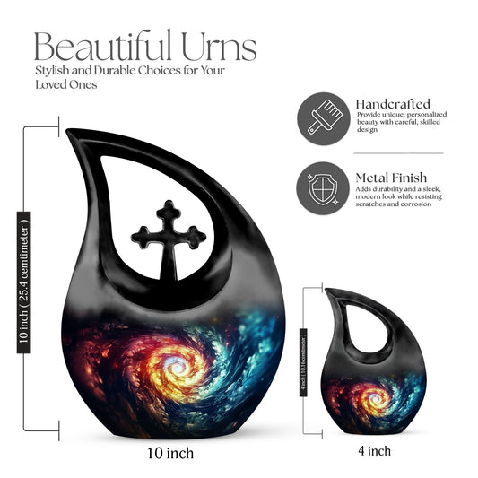 10 inch Cosmic Galaxy Urn 