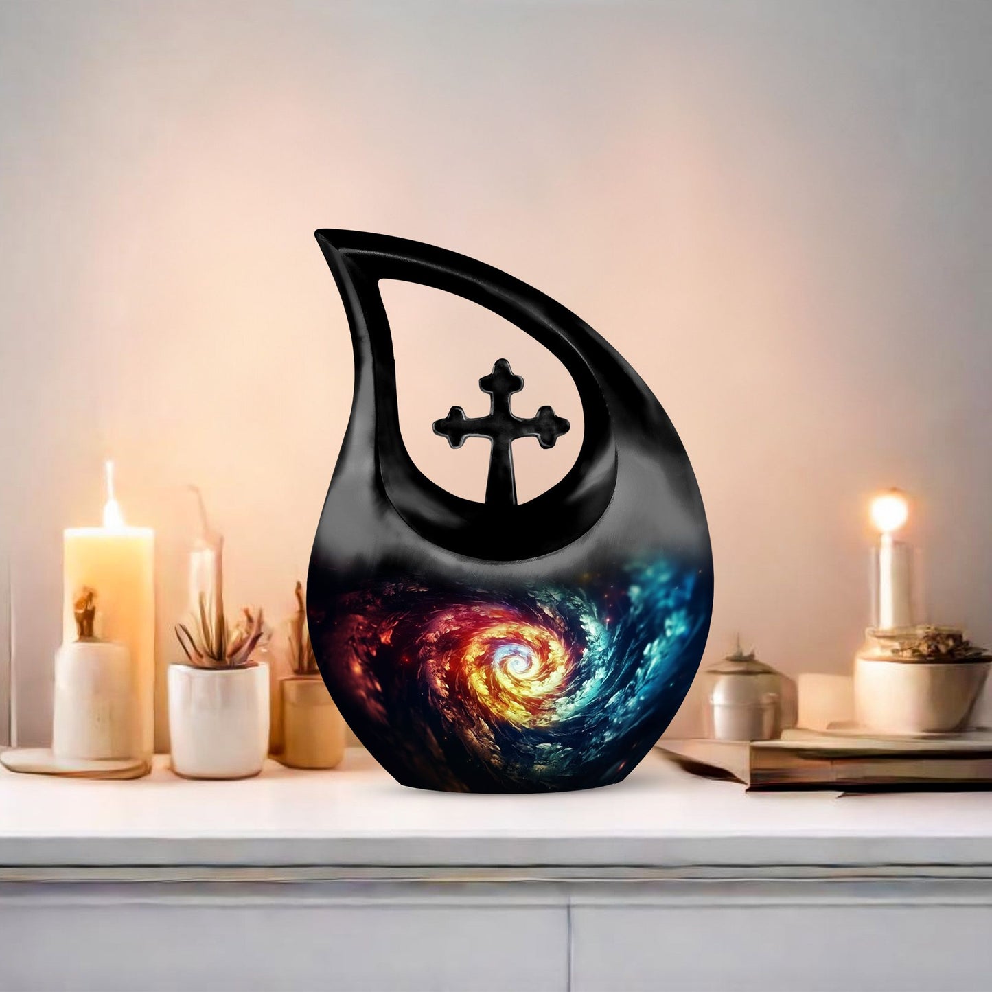 10 inch Cosmic Galaxy Urn 