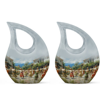 Small Urn Set of 2 -3