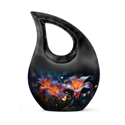 Lilies Urn for Human Ashes