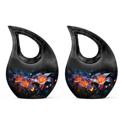 Lilies Urn for Human Ashes