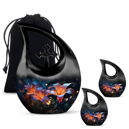 Lilies Urn for Human Ashes