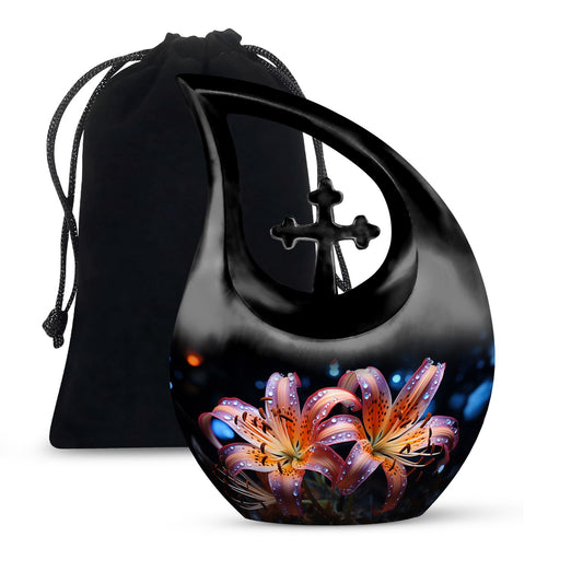 10-inch Lilies Urn