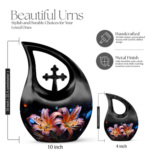 10-inch Lilies Urn