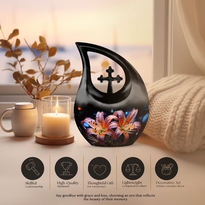 10-inch Lilies Urn