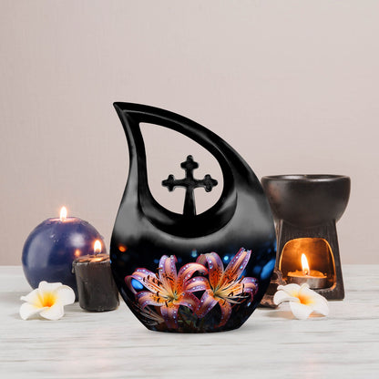 10-inch Lilies Urn