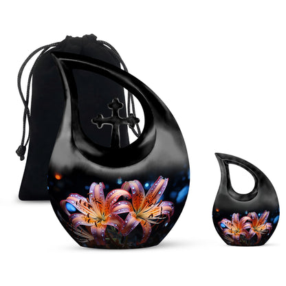 10-inch Lilies Urn