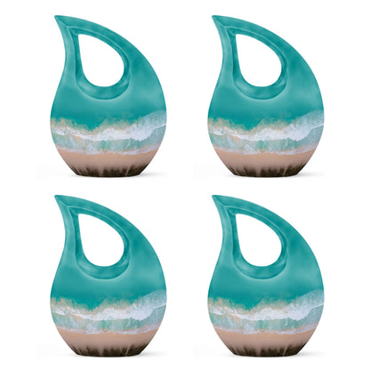beach themed cremation urn