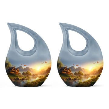 Small Urn Set of 2 -3