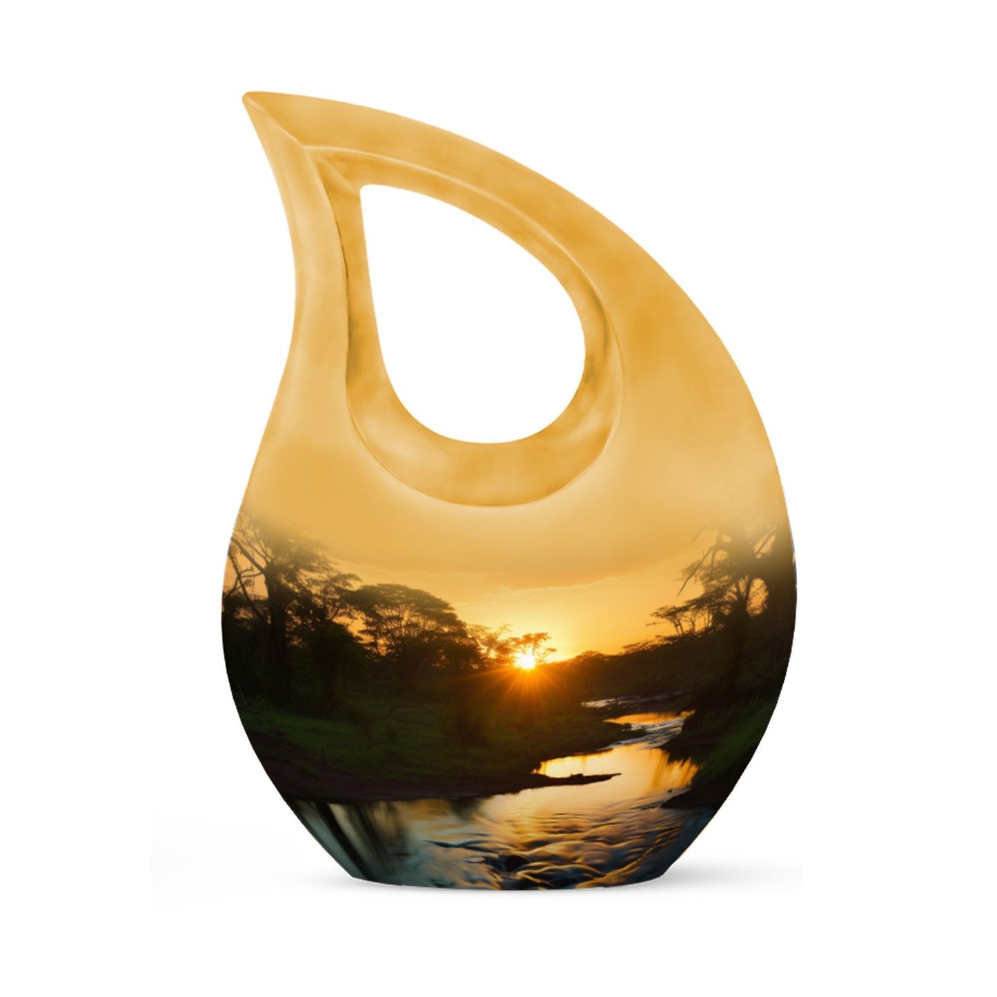 Nature-themed Memorial Urn