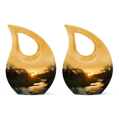 Nature-themed Memorial Urn