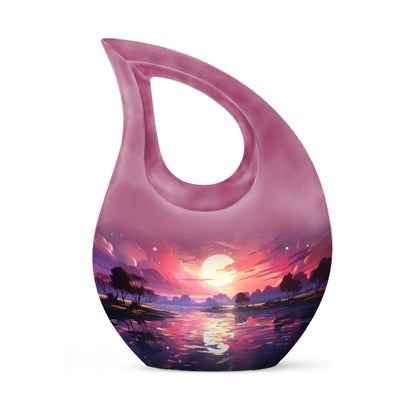 Engravable 10 Inch Cross Drop Nature Urn