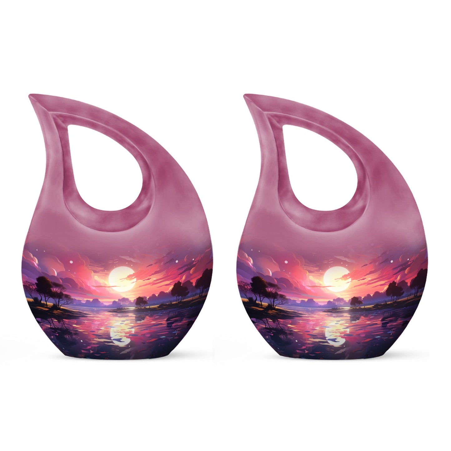 Engravable 10 Inch Cross Drop Nature Urn