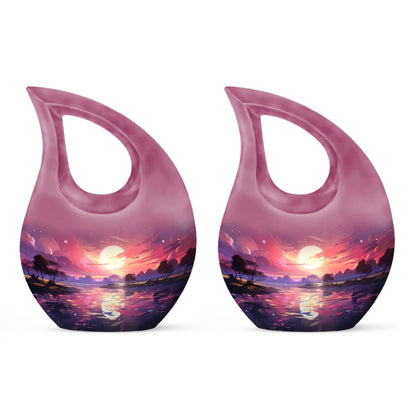 Engravable 10 Inch Cross Drop Nature Urn