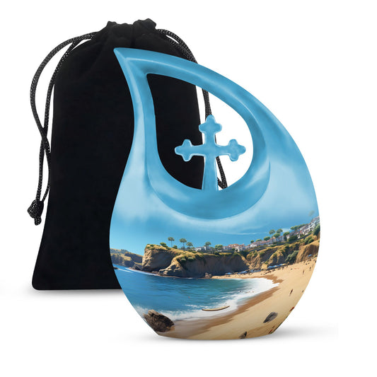 Nature-themed Landscape Funeral Urn