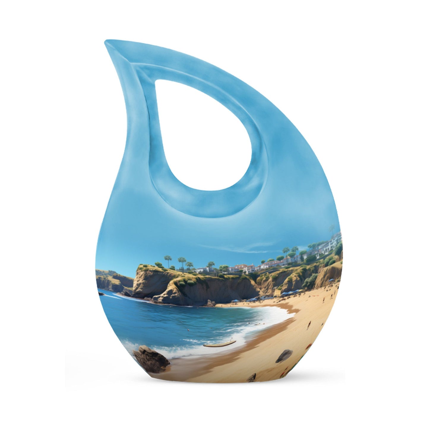 Nature-themed Landscape Funeral Urn