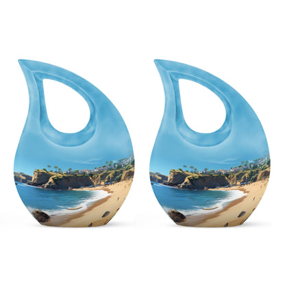 Nature-themed Landscape Funeral Urn