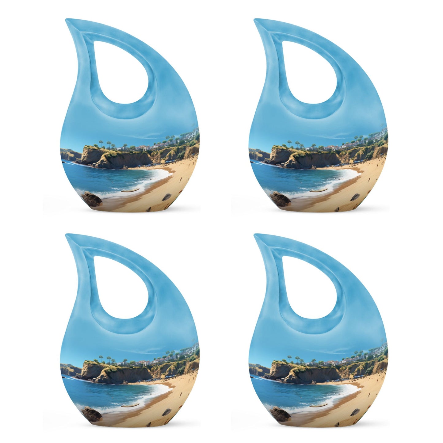 Nature-themed Landscape Funeral Urn