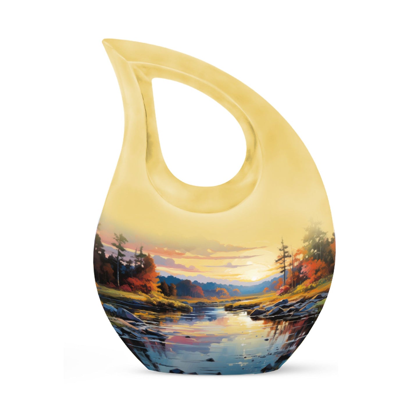 Cross Drop design nature urn