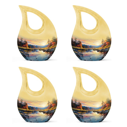 Cross Drop design nature urn
