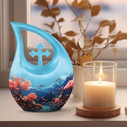 Nature Themed Urn for human ashes
