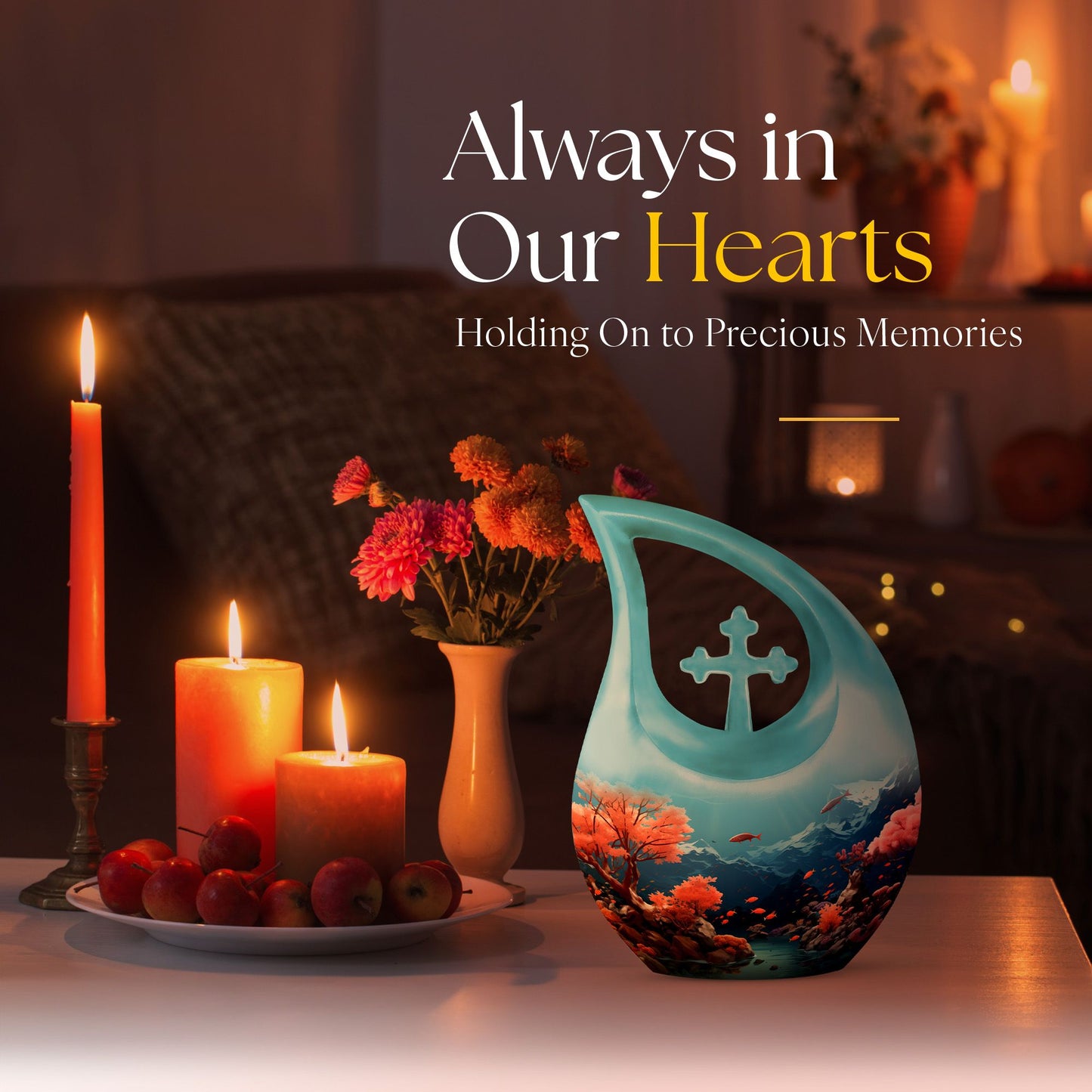 Nature Themed Urn for human ashes