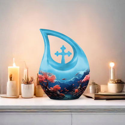Nature Themed Urn for human ashes