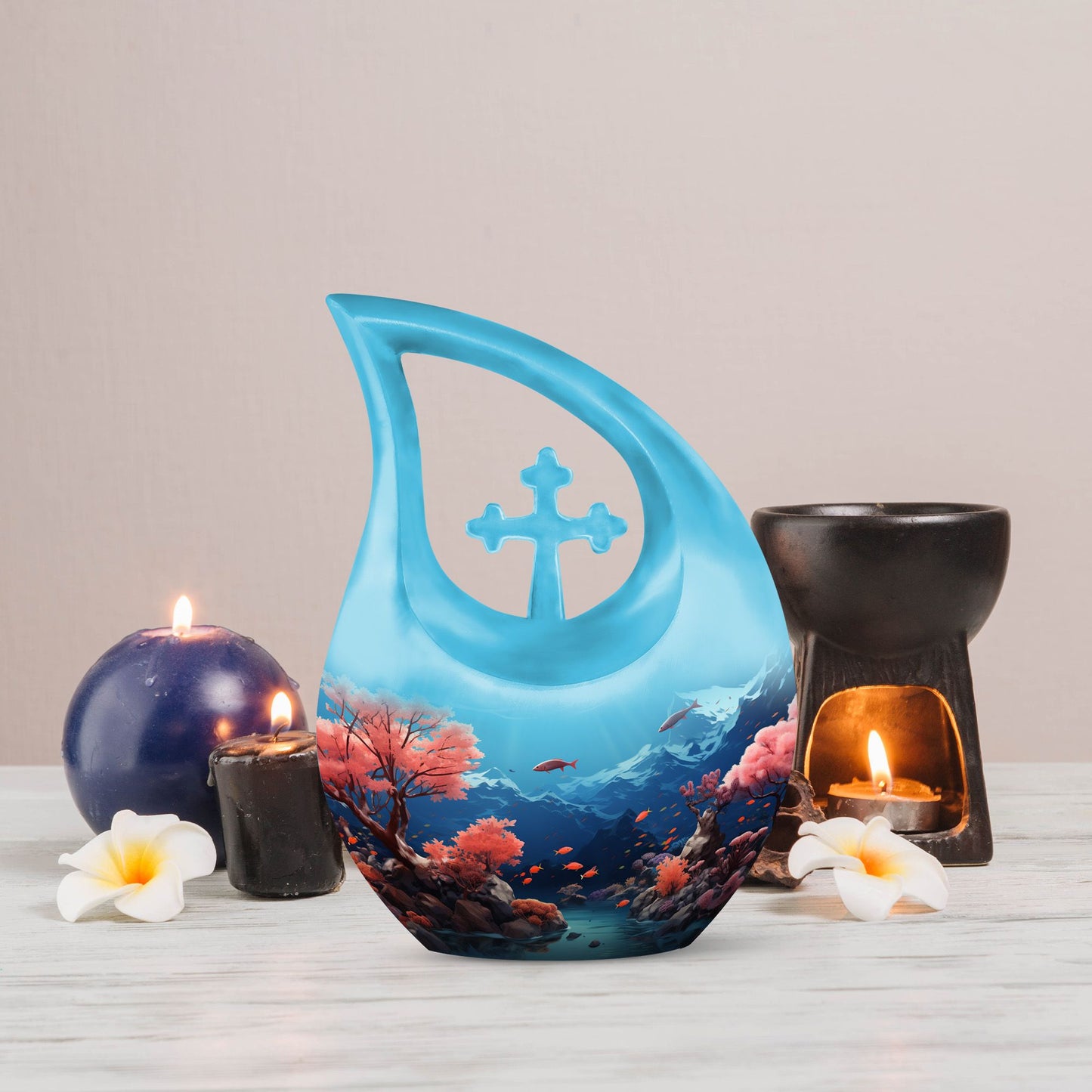 Nature Themed Urn for human ashes
