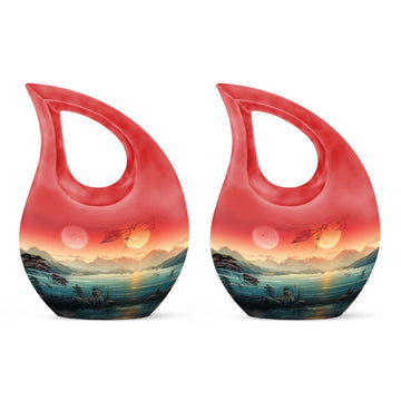 Small Urn Set of 2 -3