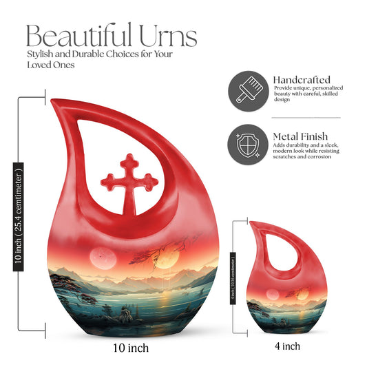 Unique 10-inch Nature Urn