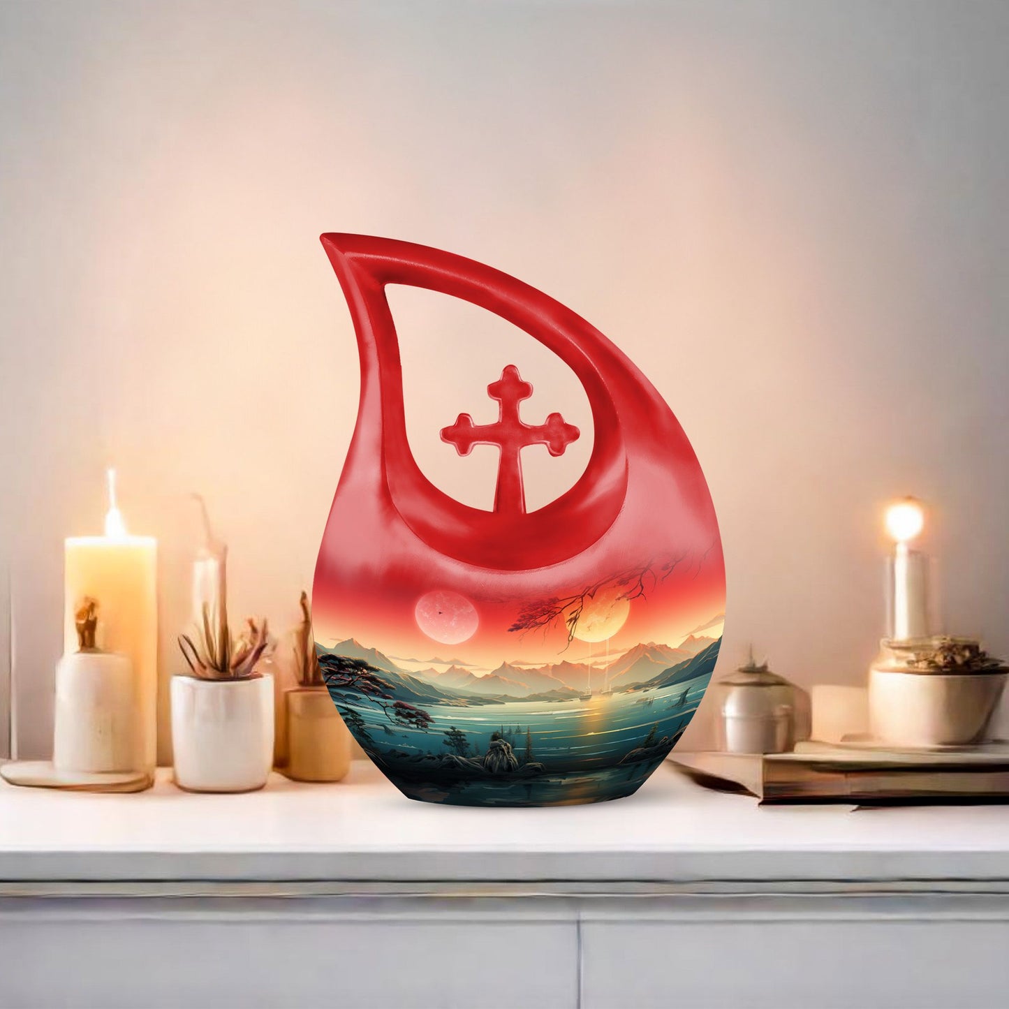 Unique 10-inch Nature Urn