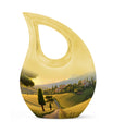 Nature themed 10-inch Memorial Urn