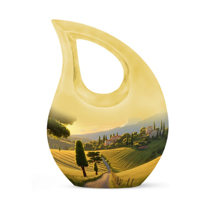 Nature themed 10-inch Memorial Urn