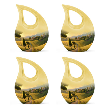 Nature themed 10-inch Memorial Urn