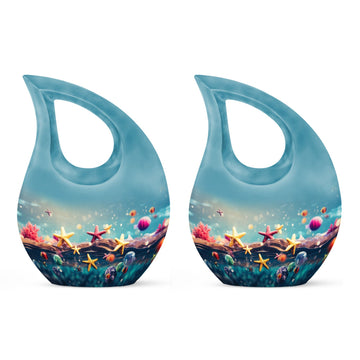 Small Urn Set of 2 -3