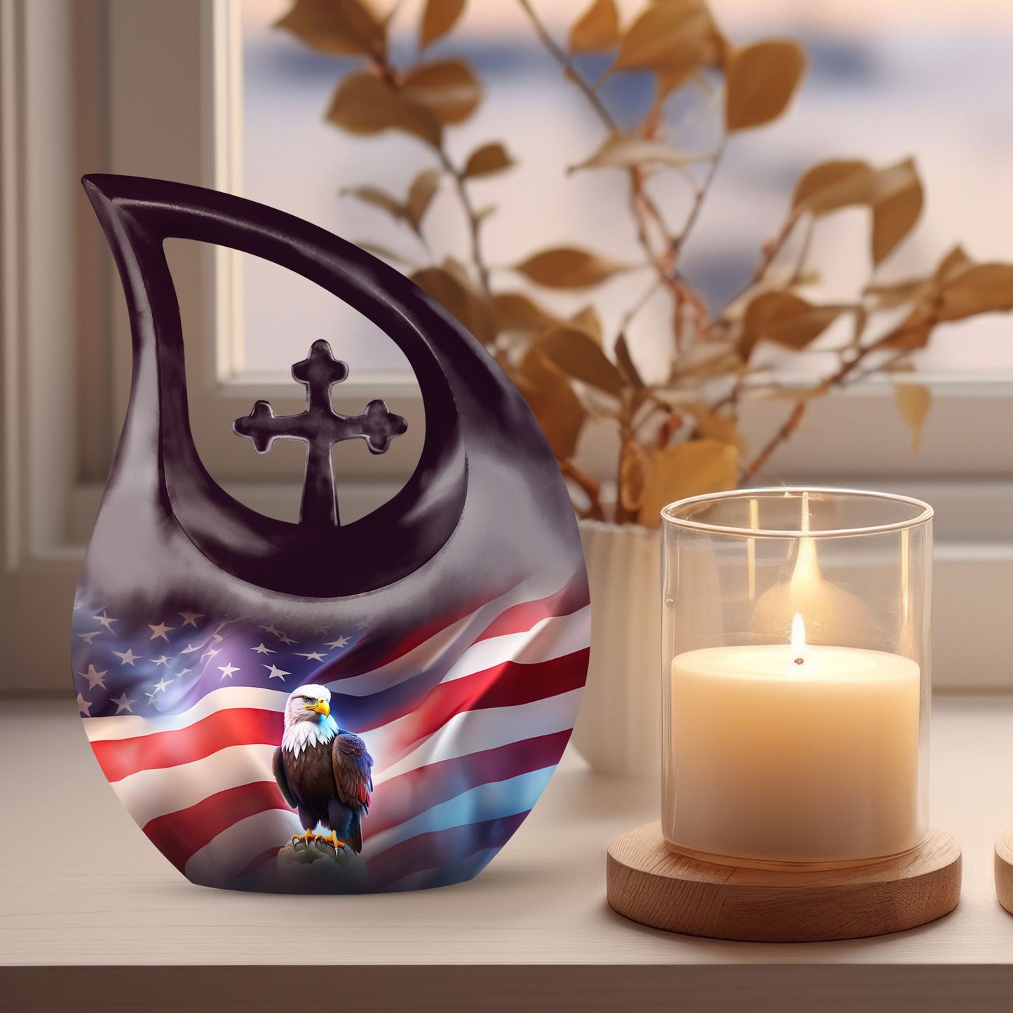 10-inch Eagle Urn,