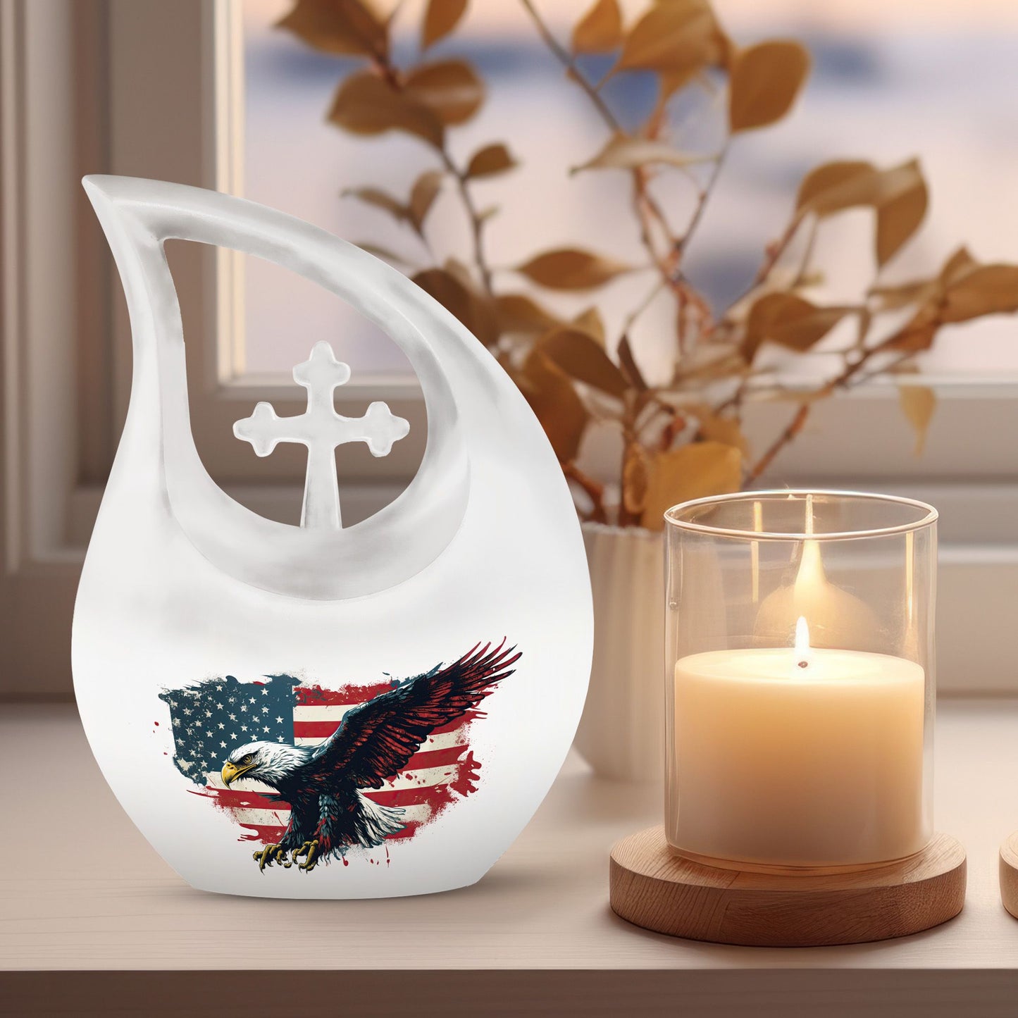Modern Eagle Urn