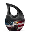 Eagle-themed Biodegradable Urn