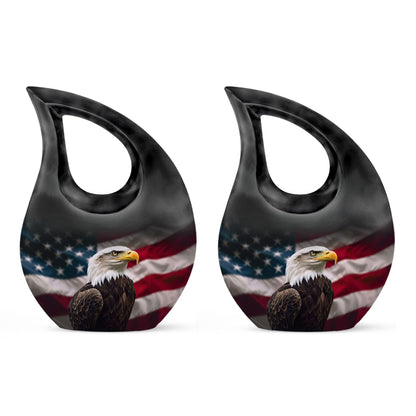 Eagle-themed Biodegradable Urn